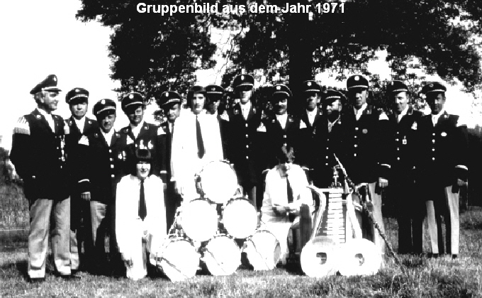 Gruppenbild aus dem Jahr 1971